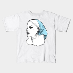 Head Scarf Girl Kids T-Shirt